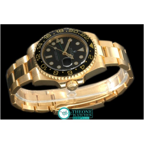 Rolex - YG/YG 2008 GMT Black Swiss 2836