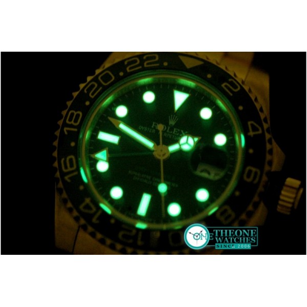 Rolex - YG/YG 2008 GMT Black Swiss 2836