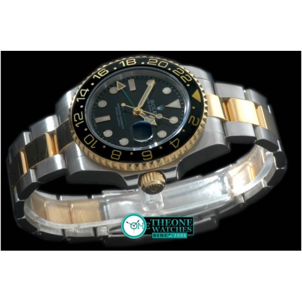 Rolex - YG/YG 2008 GMT TT Black Swiss 2836