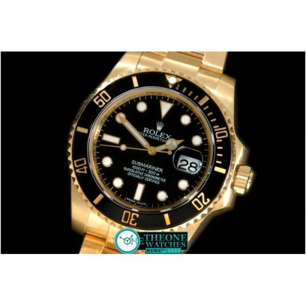 Rolex - 116619 Black FG Sub Swiss Eta 2836