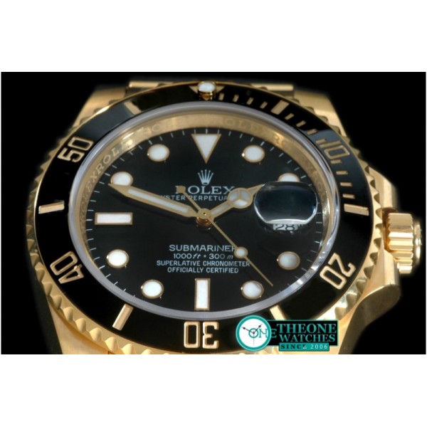 Rolex - 116619 Black FG Sub Swiss Eta 2836