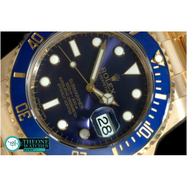 Rolex - 116619 Blue FG Sub Swiss Eta 2836