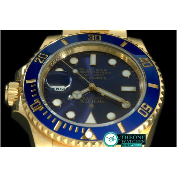 Rolex - 116619 Blue FG Sub Swiss Eta 2836