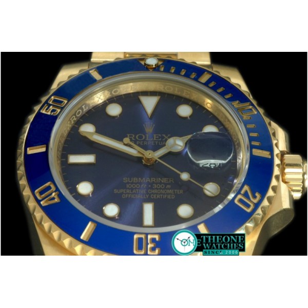 Rolex - 116619 Blue FG Sub Swiss Eta 2836