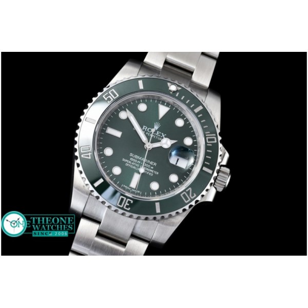 Rolex - 116610LV Green V6s SS Sub SA 3135