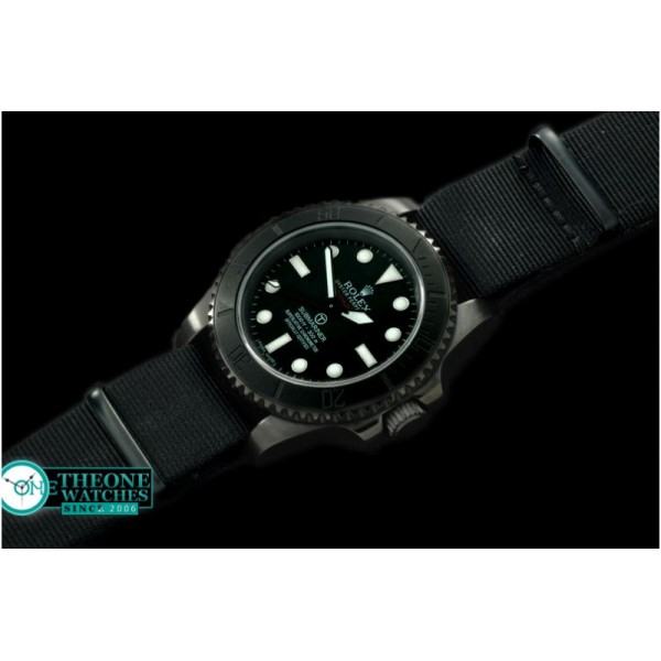 Rolex - Pro Hunter Military Sub SS/NT Black Swiss 2836