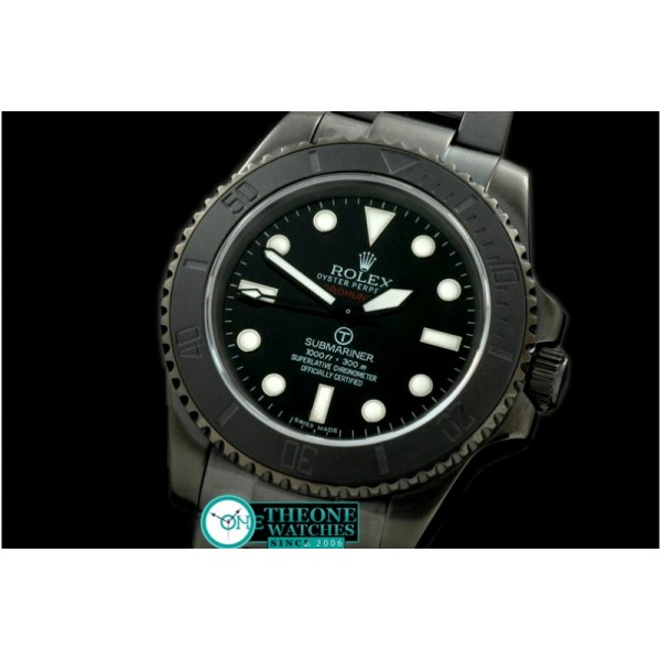 Rolex - Pro Hunter Military Sub SS/SS Black Swiss 2836