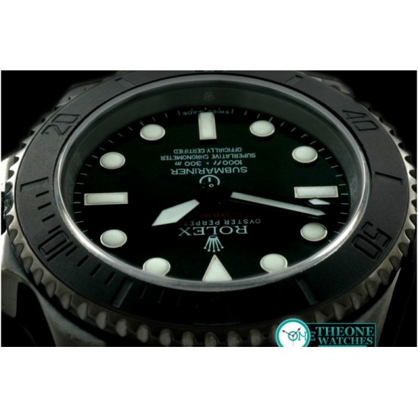 Rolex - Pro Hunter Military Sub SS/SS Black Swiss 2836