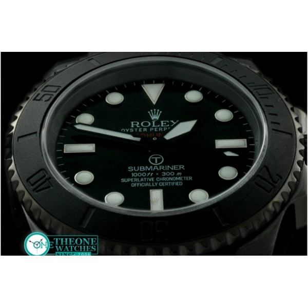 Rolex - Pro Hunter Military Sub SS/SS Black Swiss 2836