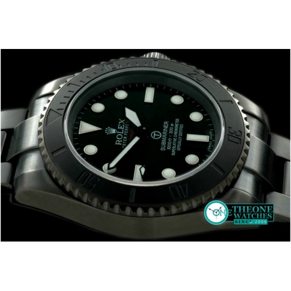 Rolex - Pro Hunter Military Sub SS/SS Black Swiss 2836