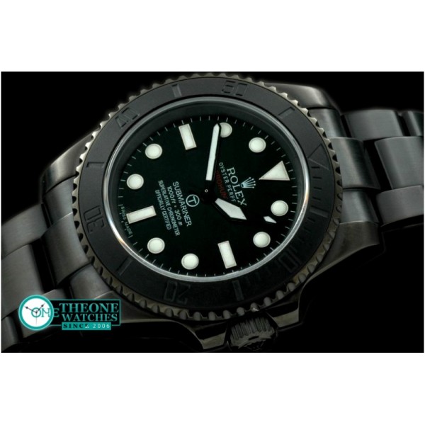 Rolex - Pro Hunter Military Sub SS/SS Black Swiss 2836