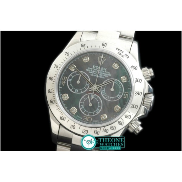 Rolex - SS/SS MOP Black Diamonds A-7750 Sec@6 28800