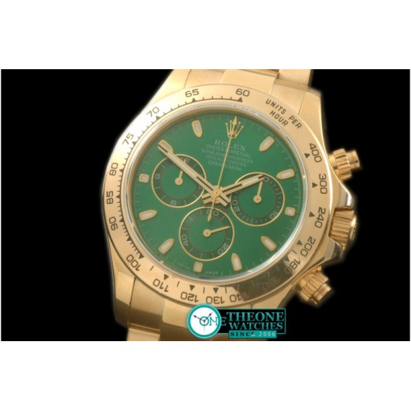 Rolex - 2016 Daytona YG/YG Green A-7750