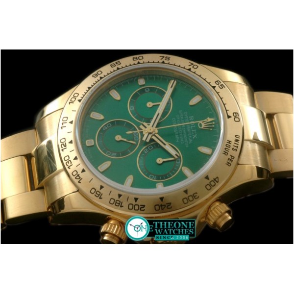 Rolex - 2016 Daytona YG/YG Green A-7750