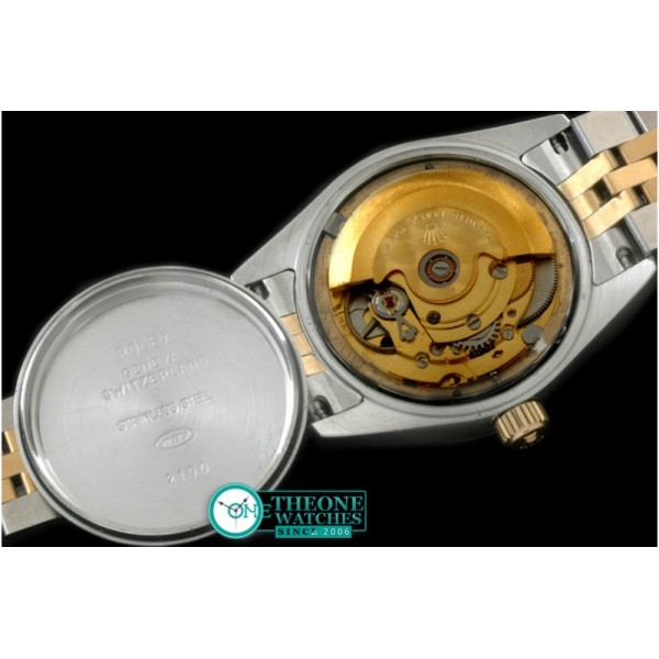 Rolex - SS/YG Jubilee Green Roman Asia 2836