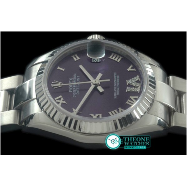 Rolex - SS/SS Oyster Purple Roman Asia 2836