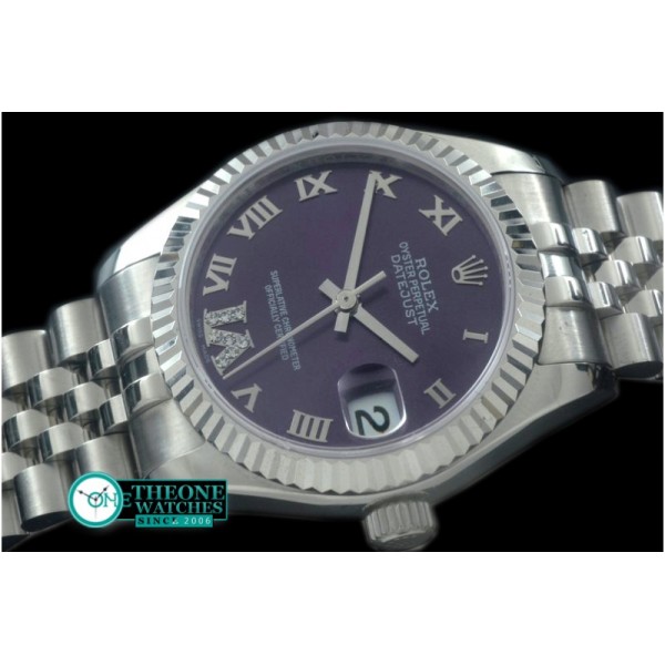 Rolex - SS/SS Jubilee Purple Roman Asia 2836