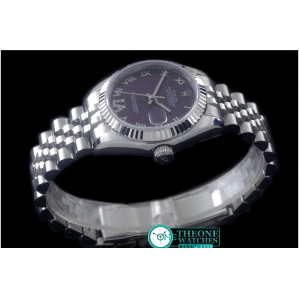 Rolex - SS/SS Jubilee Purple Roman Asia 2836