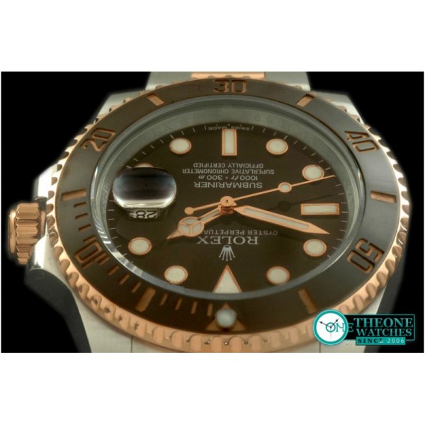 Rolex - Submariner SS/RG Brown Asian 2836