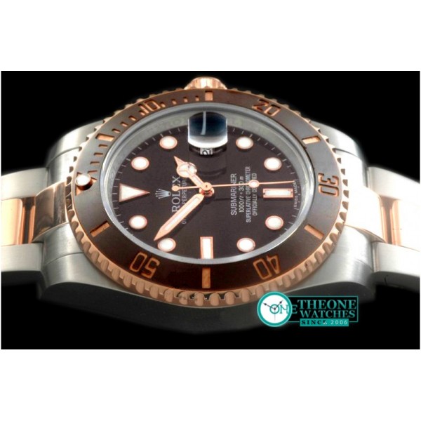 Rolex - Submariner SS/RG Brown Asian 2836