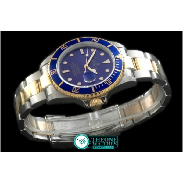 Rolex - 16613 Submariner SS/YG Blue Jap M-9015