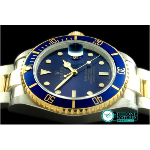 Rolex - 16613 Submariner SS/YG Blue Jap M-9015