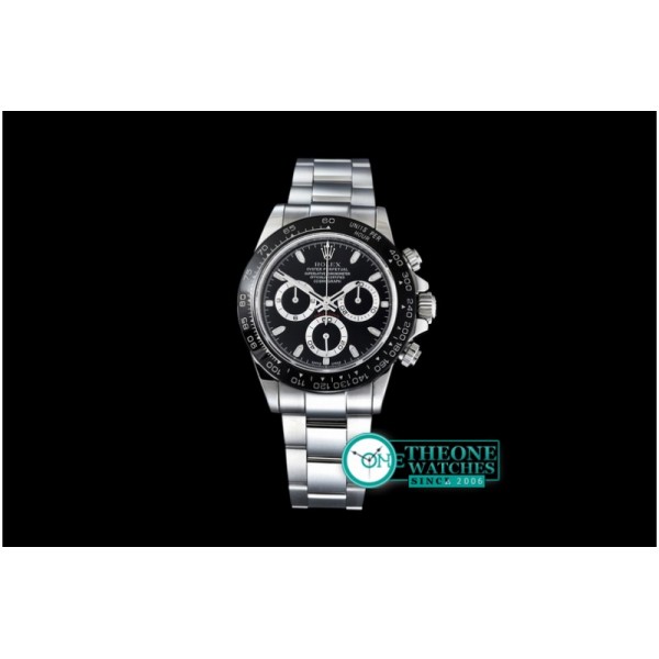 Rolex - Daytona SS/SS JF Black Stk (Gen. thickness) A-23J