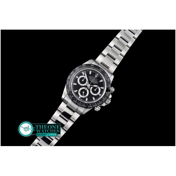 Rolex - Daytona SS/SS JF Black Stk (Gen. thickness) A-23J