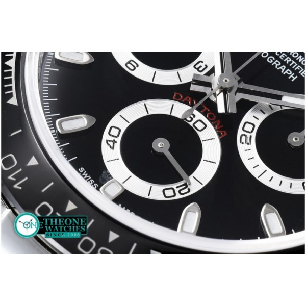 Rolex - Daytona SS/SS JF Black Stk (Gen. thickness) A-23J