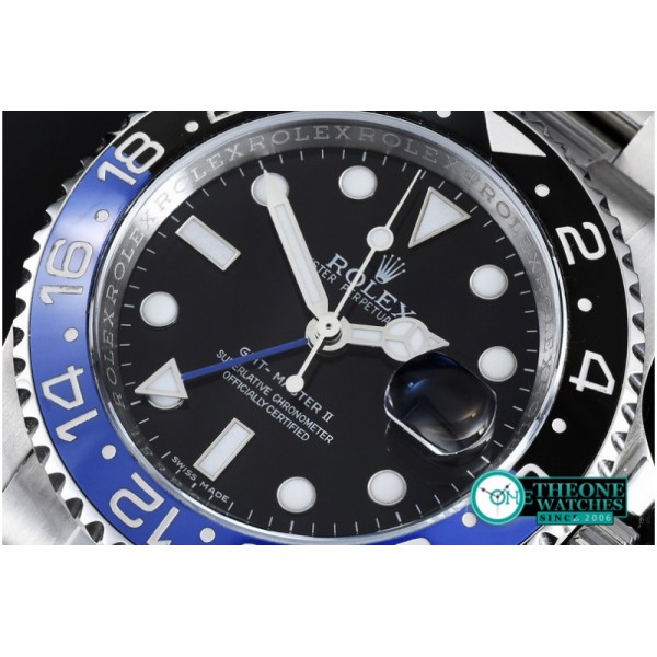 Rolex - SS/SS 2013 GMT Black JF Asia 2836