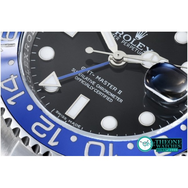 Rolex - SS/SS 2013 GMT Black JF Asia 2836