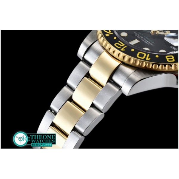 Rolex - YG/SS Ref.116713 GMT TT Noob Black Asia 2836