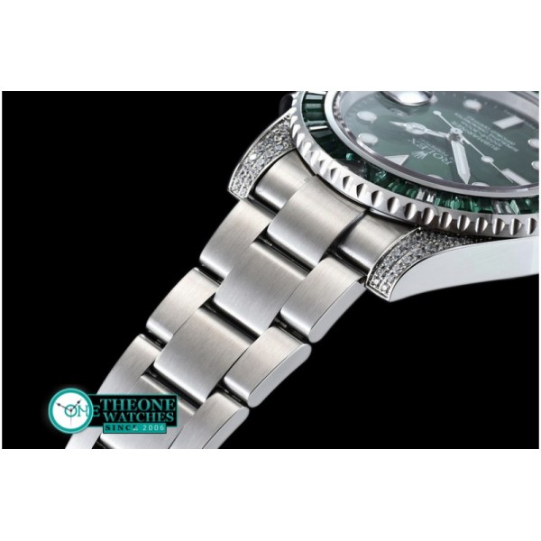 Rolex - 116610LV Green Noob 904L SS Sub Asia 2836