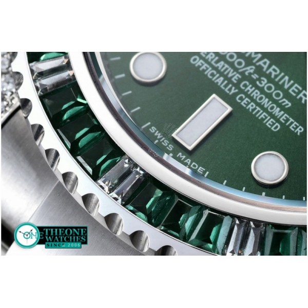 Rolex - 116610LV Green Noob 904L SS Sub Asia 2836