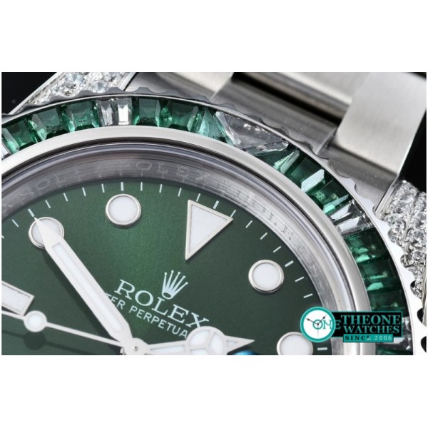 Rolex - 116610LV Green Noob 904L SS Sub Asia 2836