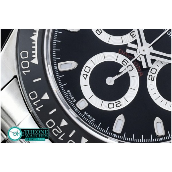 Rolex - Daytona SS/SS Black Stk JF A-7750 Sec@6