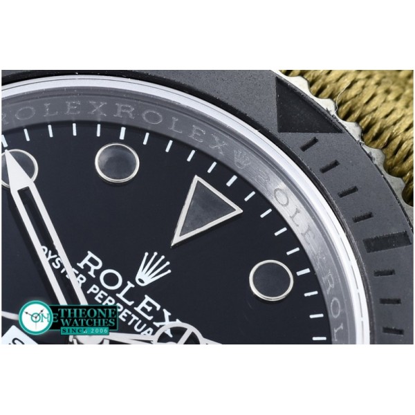 Rolex - Project X Stealth Sub PVD/Nato JK Asia 2836