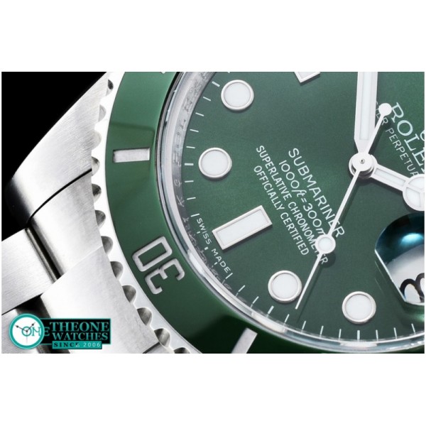 Rolex - Submariner 116610 SS/SS Green V7 Noob SA3135