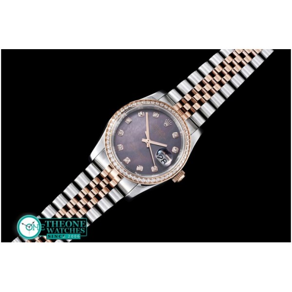 Rolex - DateJust MOP Grey Diam TT/RG BP Asia 2836