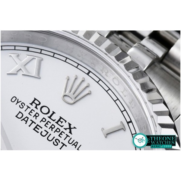 Rolex - DateJust White Roman SS Jub BP Asia 2836