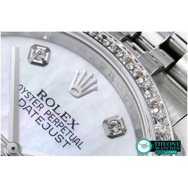 Rolex - DateJust MOP White Diam Jub SS BP Asia 2836