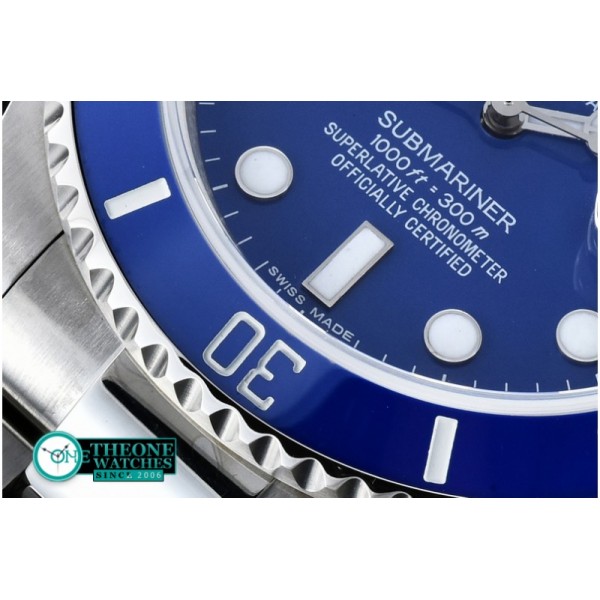 Rolex - Submariner SS/SS Blue BP Ultimate Swiss Eta 2836