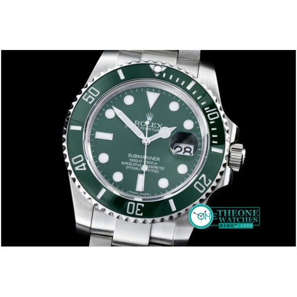 Rolex - LV Submariner SS/SS Green BP Ultimate Swiss Eta 2836