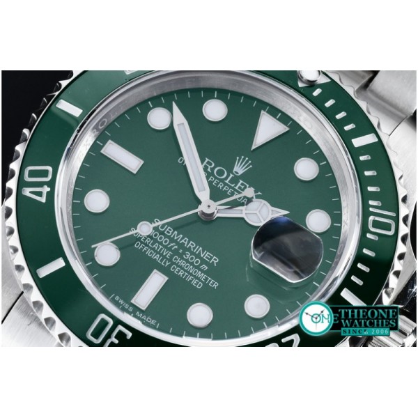 Rolex - LV Submariner SS/SS Green BP Ultimate Swiss Eta 2836