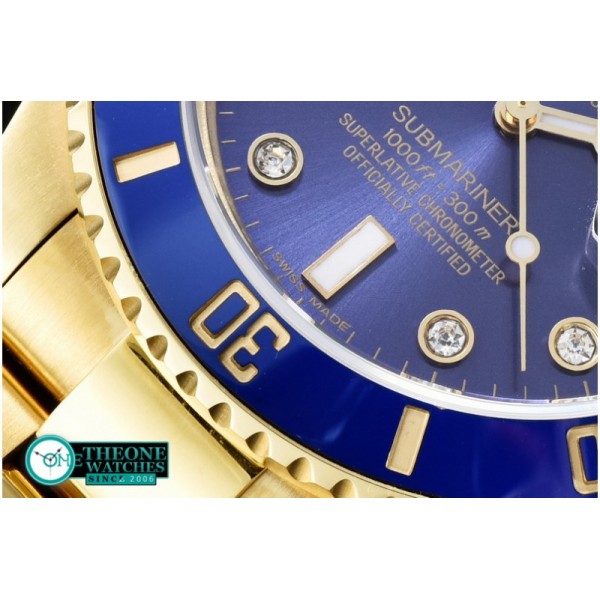 Rolex - Submariner FG Blue Diam BP Ultimate Swiss Eta 2836