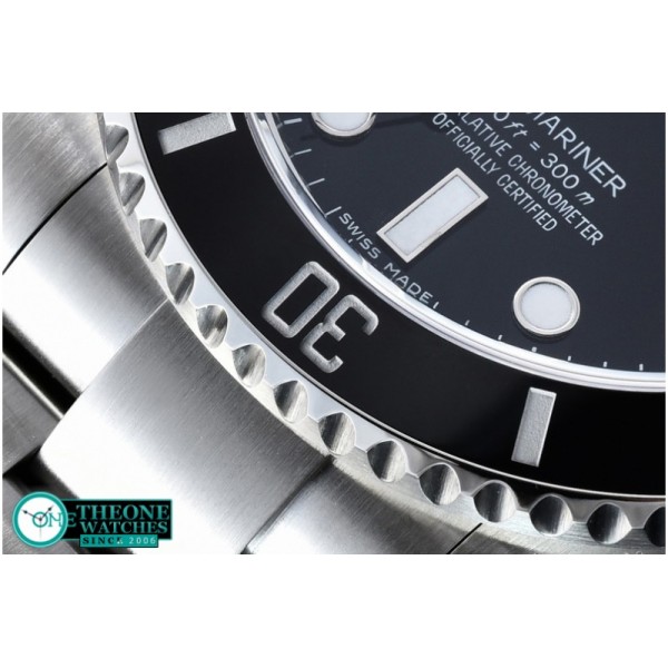 Rolex - Submariner No Date 114060 SS/SS Black Noob A-2836