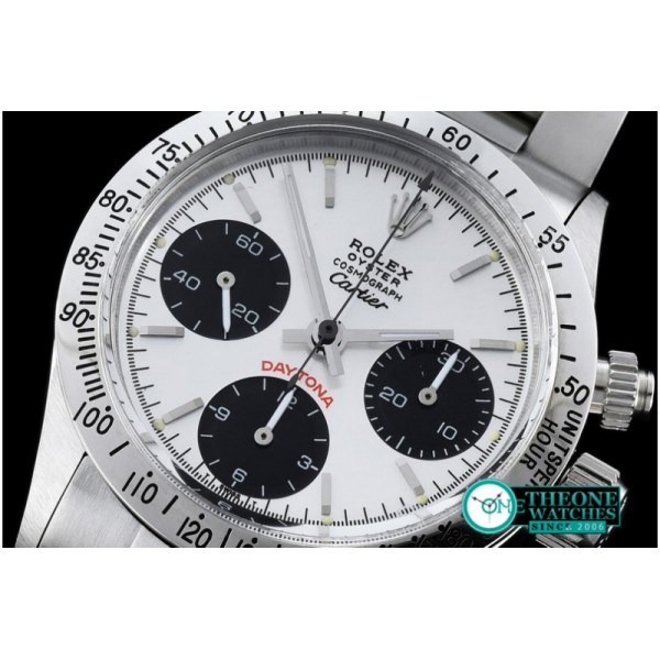 Rolex - Daytona Ref.6263 Cartier White SS/SS Asia Venus 75