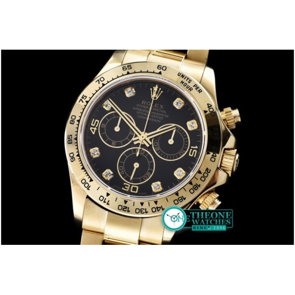 Rolex - Daytona YG/YG Black Dia BP Ult A-7750 Mod 4130