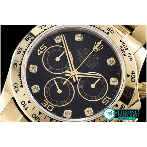 Rolex - Daytona YG/YG Black Dia BP Ult A-7750 Mod 4130