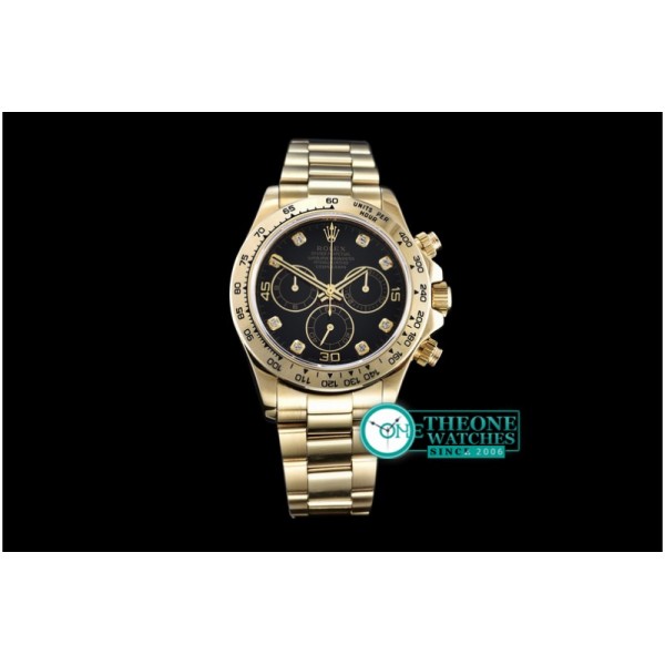 Rolex - Daytona YG/YG Black Dia BP Ult A-7750 Mod 4130